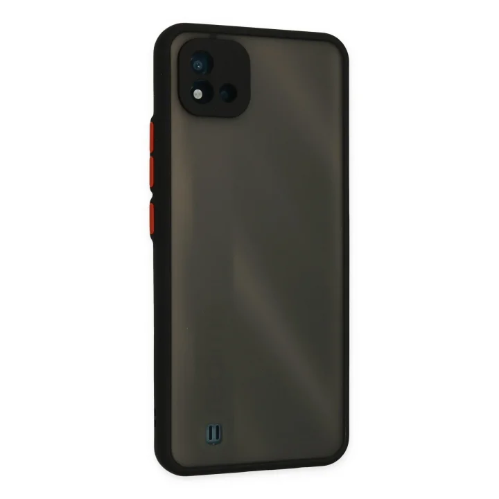 Mey İthalat®  Realme C11 2021 Kılıf Montreal Silikon Kapak - Siyah