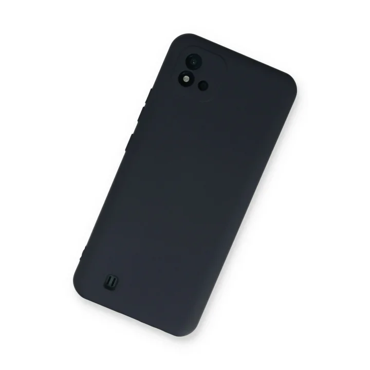 Mey İthalat®  Realme C11 2021 Kılıf Nano içi Kadife Silikon - Lacivert