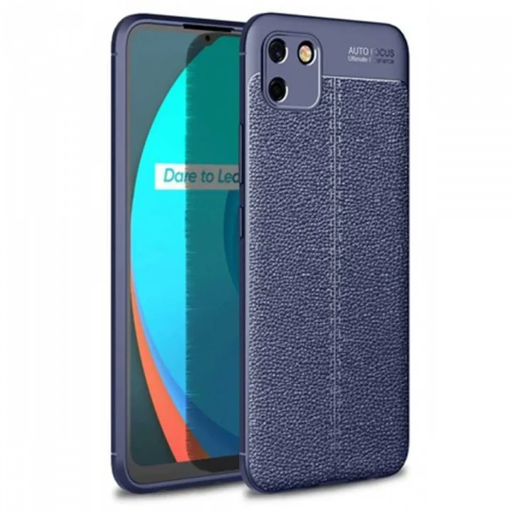 Mey İthalat®  Realme C11 Kılıf Auto Focus Kapak - Lacivert
