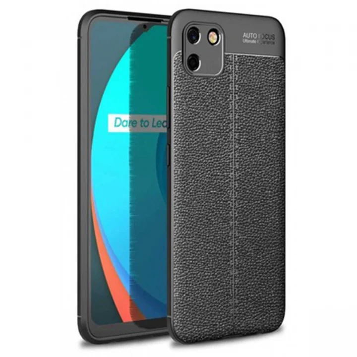 Mey İthalat®  Realme C11 Kılıf Auto Focus Kapak - Siyah