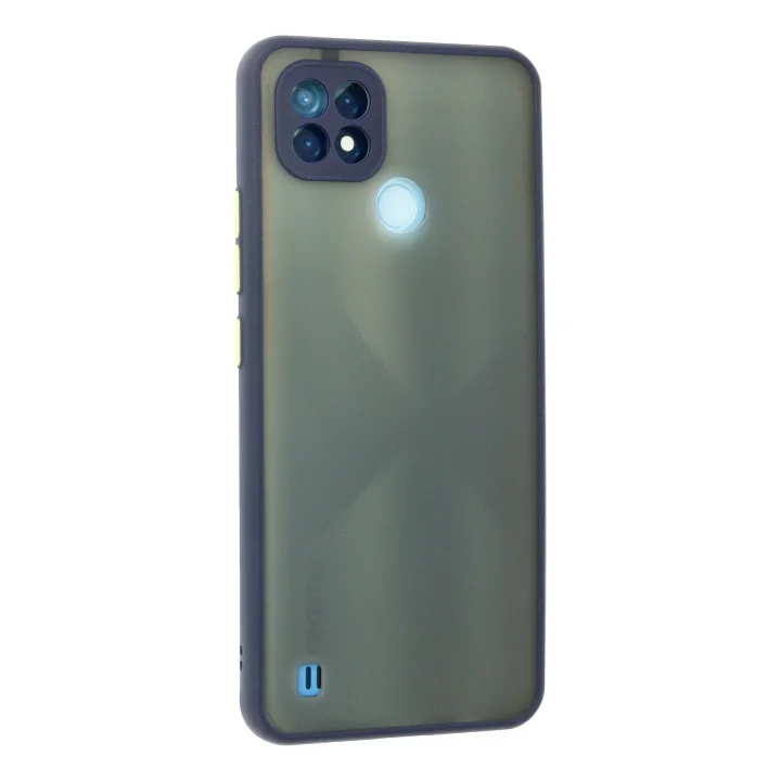 Mey İthalat®  Realme C21 Kılıf Montreal Silikon Kapak - Lacivert