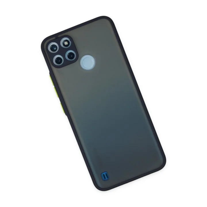 Mey İthalat®  Realme C21Y Kılıf Montreal Silikon Kapak - Lacivert