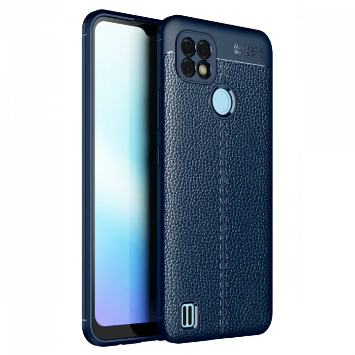 Mey İthalat®  Realme C25 Kılıf Auto Focus Kapak - Lacivert