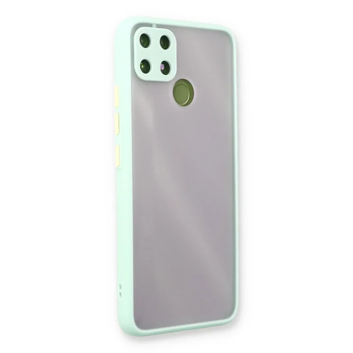 Mey İthalat®  Realme C25 Kılıf Montreal Silikon Kapak - Turkuaz