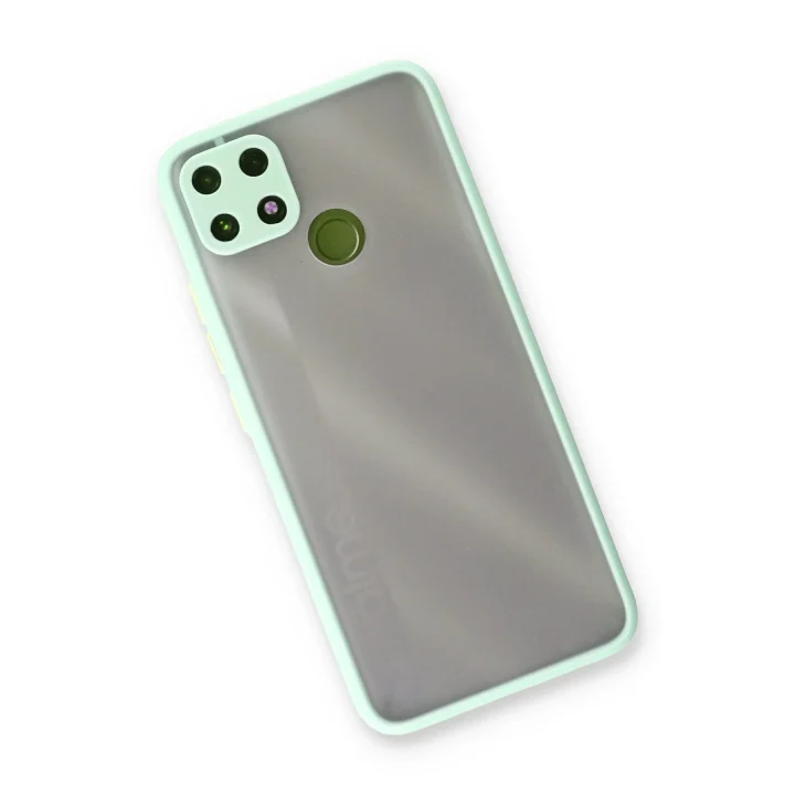Mey İthalat®  Realme C25 Kılıf Montreal Silikon Kapak - Turkuaz