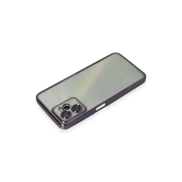 Mey İthalat®  Realme C35 Kılıf  Lensli Silikon - Mor