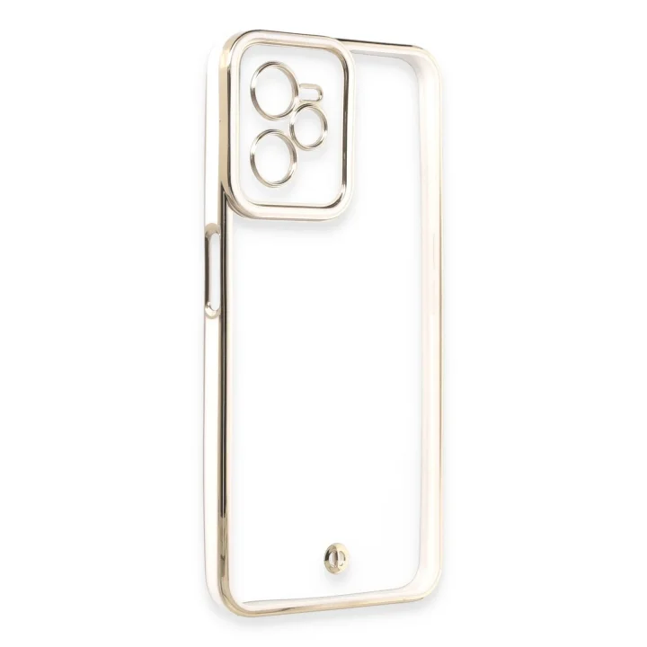 Mey İthalat®  Realme C35 Kılıf Liva Lens Silikon - Beyaz