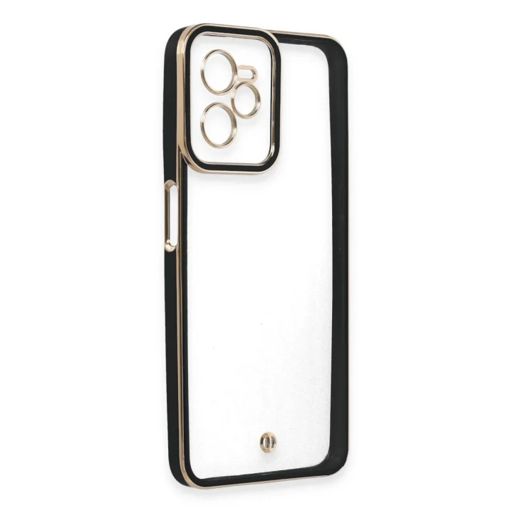 Mey İthalat®  Realme C35 Kılıf Liva Lens Silikon - Siyah