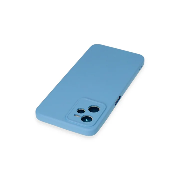 Mey İthalat®  Realme C35 Kılıf Nano içi Kadife Silikon - Mavi