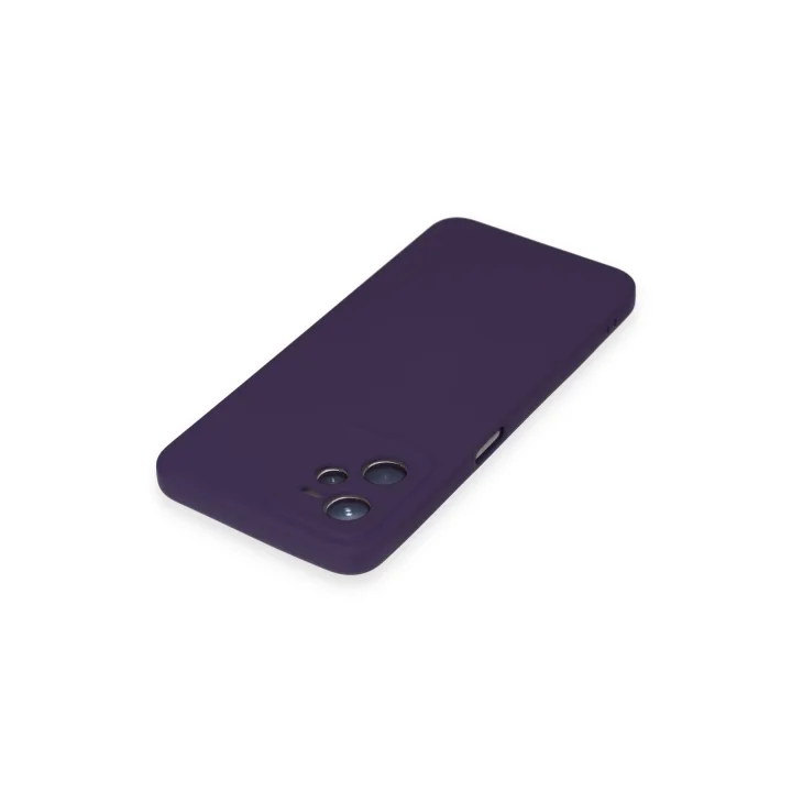Mey İthalat®  Realme C35 Kılıf Nano içi Kadife Silikon - Mor