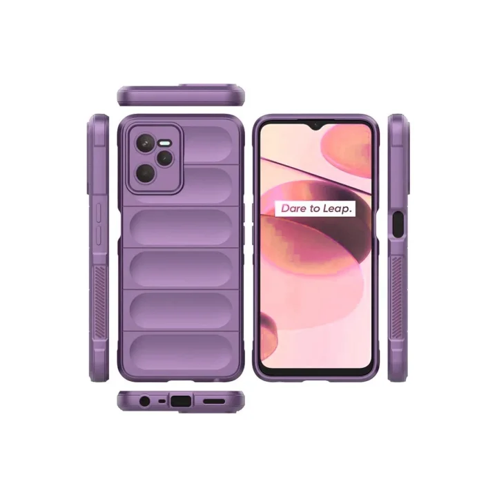 Mey İthalat®  Realme C35 Kılıf Optimum Silikon - Mor