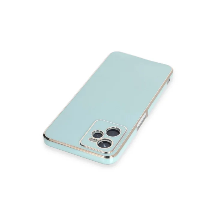 Mey İthalat®  Realme C35 Kılıf Volet Silikon - Açık Yeşil