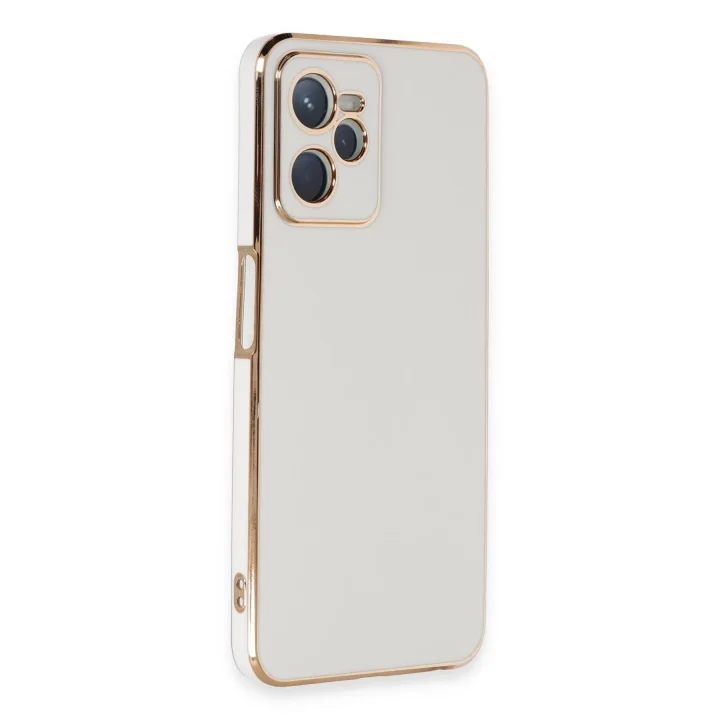 Mey İthalat®  Realme C35 Kılıf Volet Silikon - Beyaz