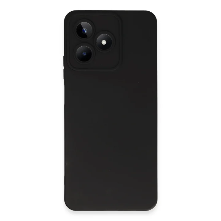 Mey İthalat®  Realme C53 Kılıf Nano içi Kadife Silikon - Siyah