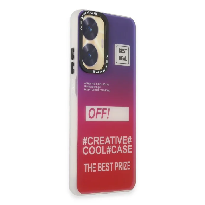 Mey İthalat®  Realme C55 Kılıf Estoril Desenli Kapak - Estoril - 9