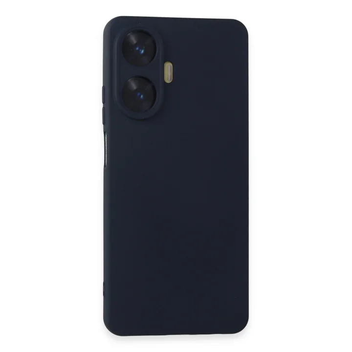 Mey İthalat®  Realme C55 Kılıf Nano içi Kadife Silikon - Lacivert