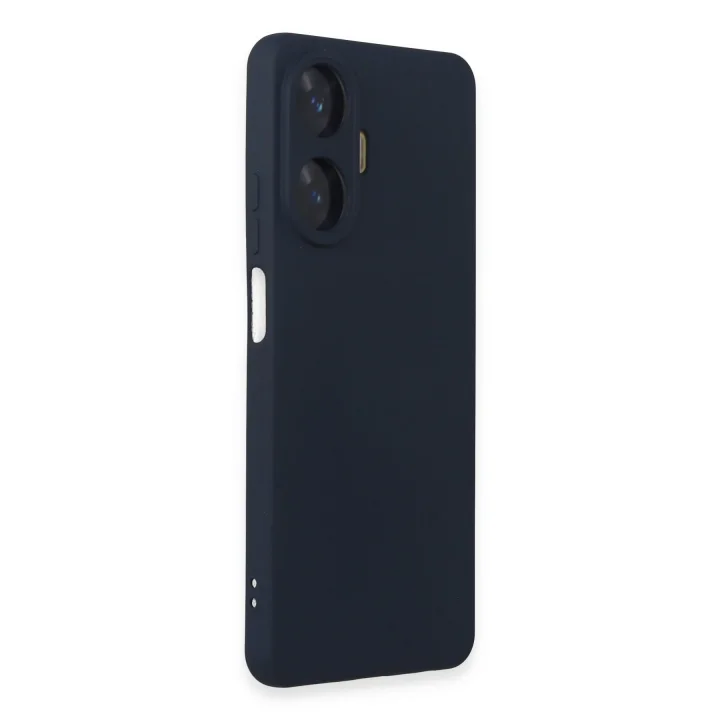 Mey İthalat®  Realme C55 Kılıf Nano içi Kadife Silikon - Lacivert
