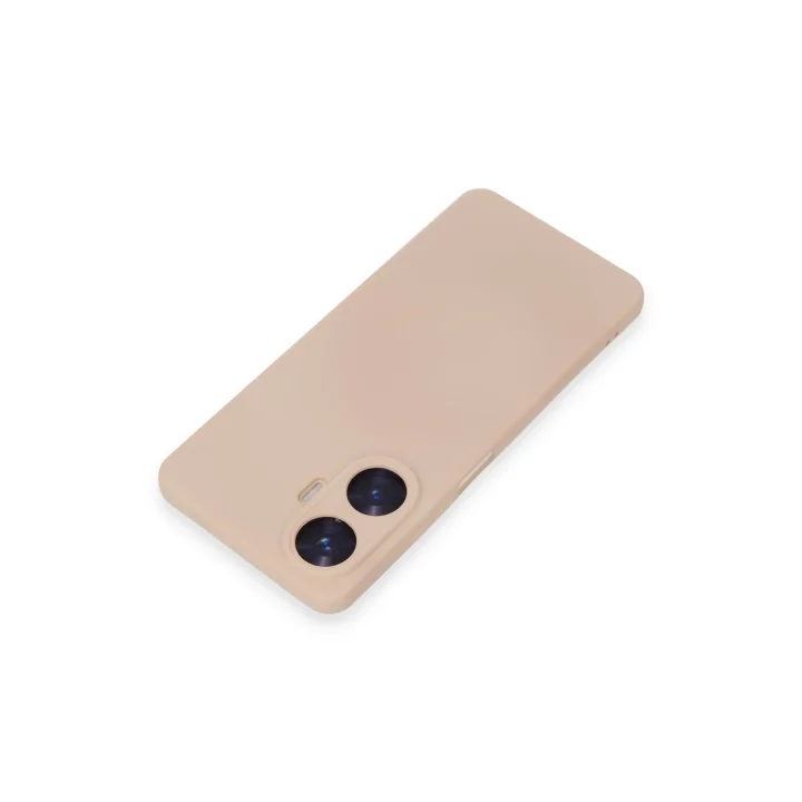 Mey İthalat®  Realme C55 Kılıf Nano içi Kadife Silikon - Pudra