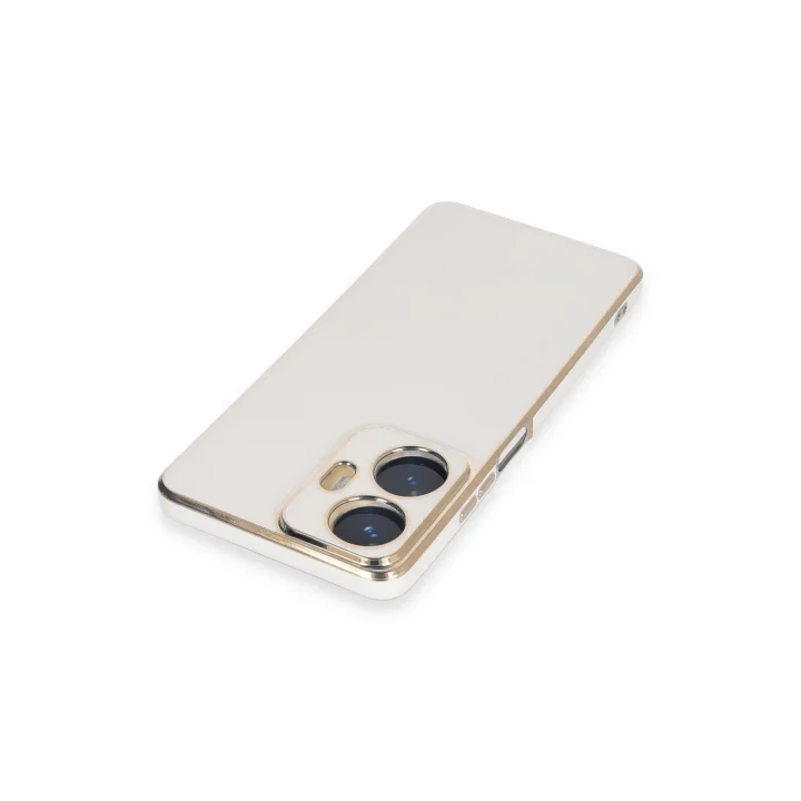 Mey İthalat®  Realme C55 Kılıf Volet Silikon - Beyaz