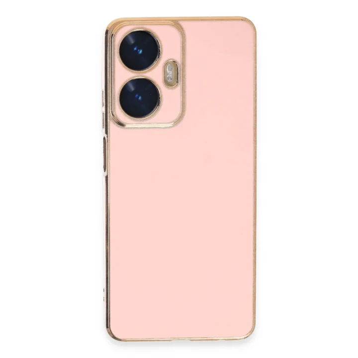 Mey İthalat®  Realme C55 Kılıf Volet Silikon - Pembe