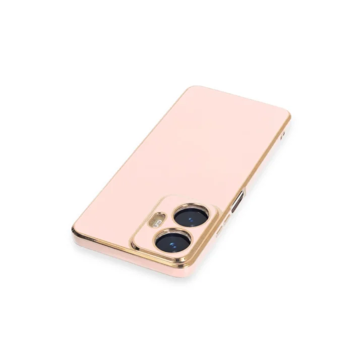 Mey İthalat®  Realme C55 Kılıf Volet Silikon - Pembe