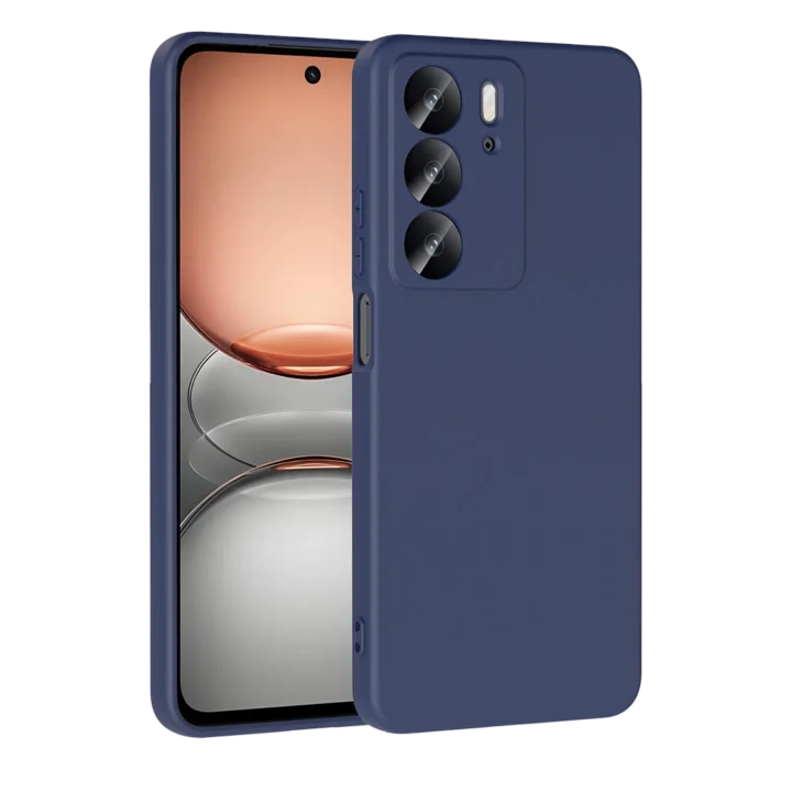 Mey İthalat®  Realme C75 4G First Silikon - Lacivert