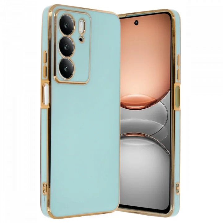 Mey İthalat®  Realme C75 4G Kılıf Volet Silikon - Açık Yeşil