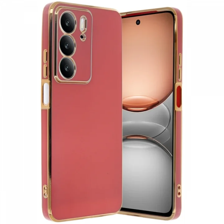 Mey İthalat®  Realme C75 4G Kılıf Volet Silikon - Kırmızı