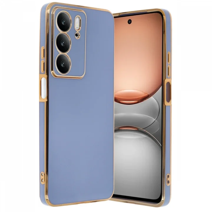 Mey İthalat®  Realme C75 4G Kılıf Volet Silikon - Mavi