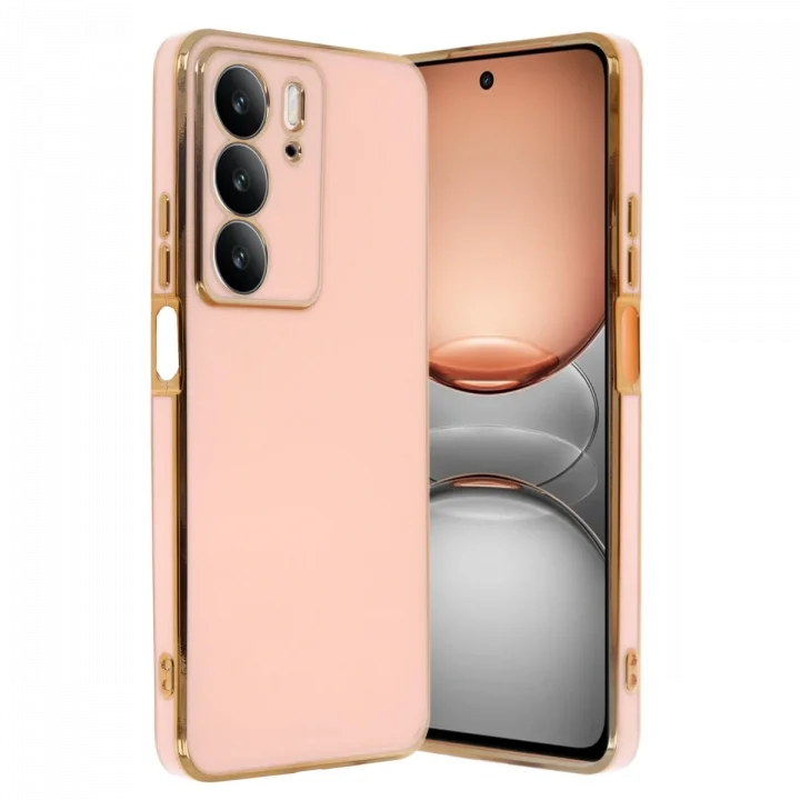 Mey İthalat®  Realme C75 4G Kılıf Volet Silikon - Pembe