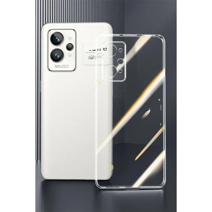 Mey İthalat®  Realme GT2 Pro 5G Kılıf Lüx Şeffaf Silikon
