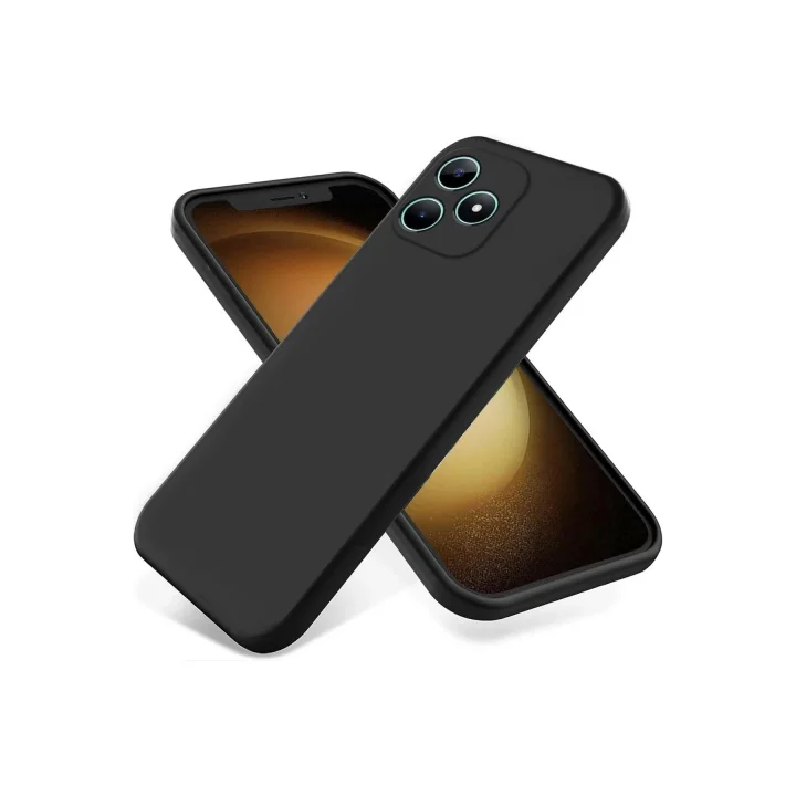 Mey İthalat®  Realme Note 50 4G Kılıf First Silikon - Siyah
