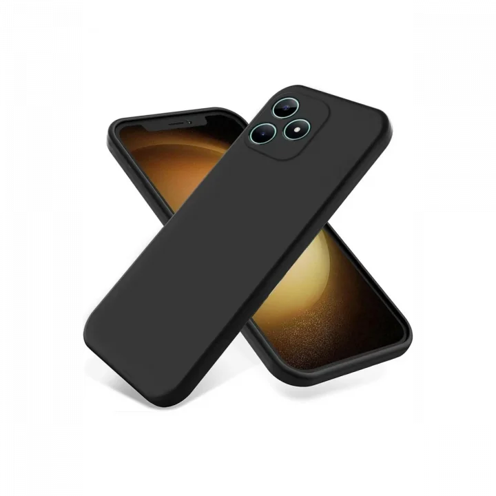 Mey İthalat®  Realme Note 50 4G Kılıf First Silikon - Siyah