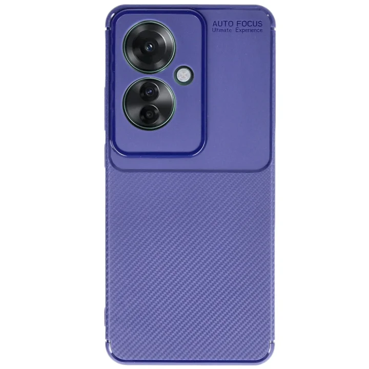 Mey İthalat®   Reno 11F Kılıf Auto Focus Karbon Kapak - Lacivert