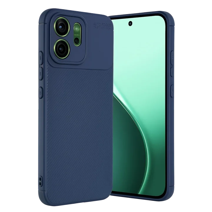 Mey İthalat®   Reno 14 Auto Focus Karbon Kapak - Lacivert