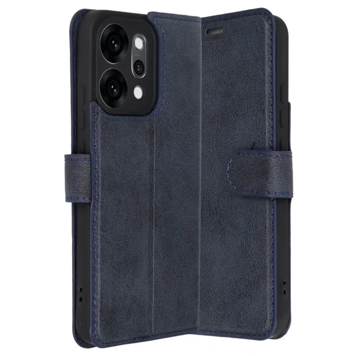 Mey İthalat®   Reno 14 Trend S Plus Kapaklı Kılıf - Lacivert