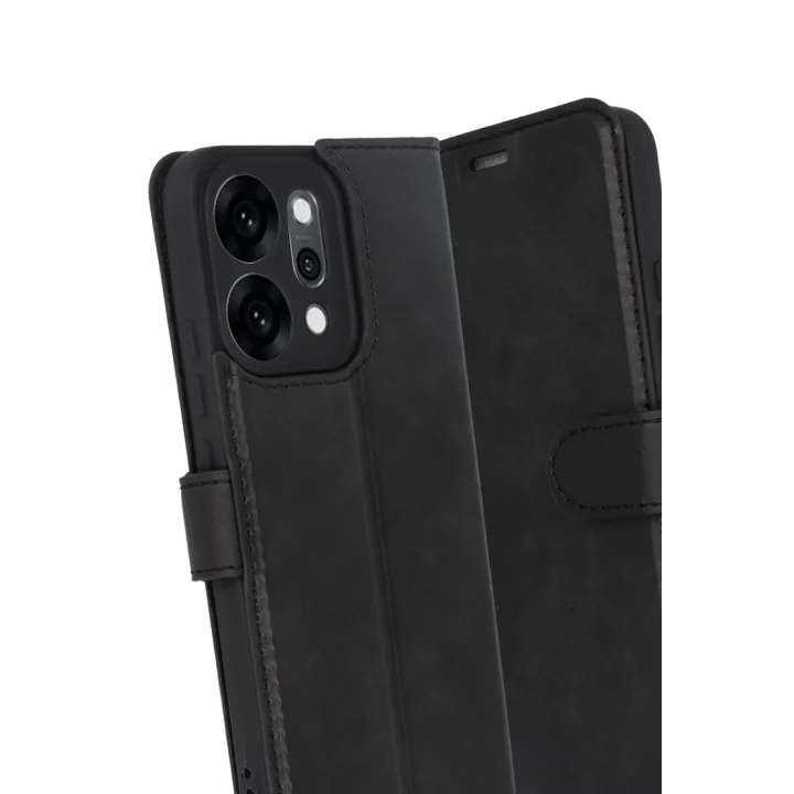 Mey İthalat®   Reno 14 Trend S Plus Kapaklı Kılıf - Siyah