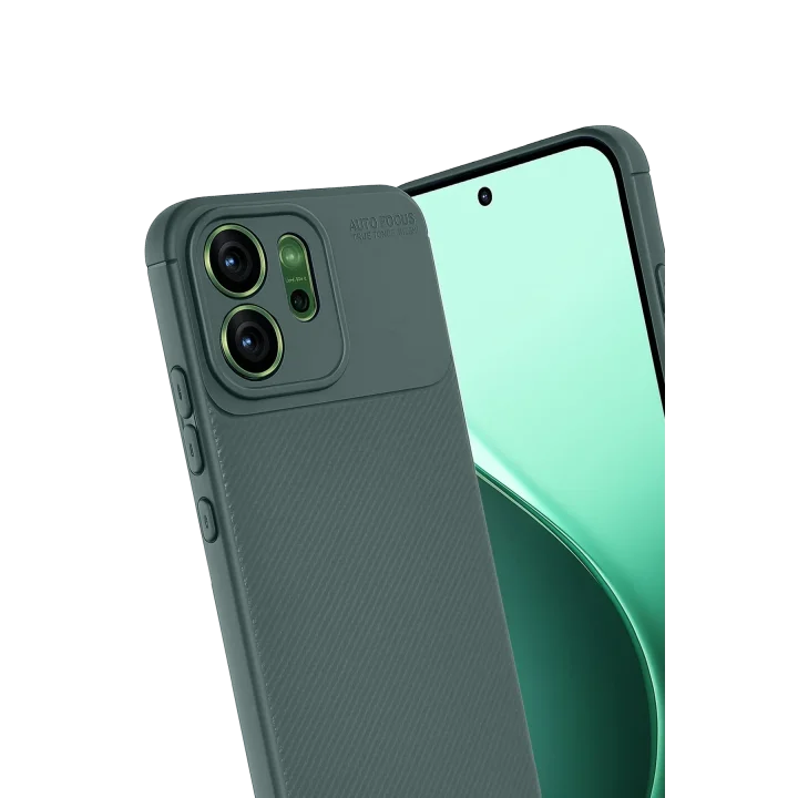 Mey İthalat®   Reno 14F Auto Focus Karbon Kapak - Koyu Yeşil