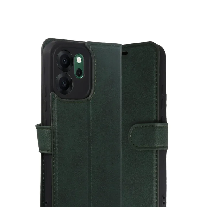 Mey İthalat®   Reno 14F Trend S Plus Kapaklı Kılıf - Yeşil