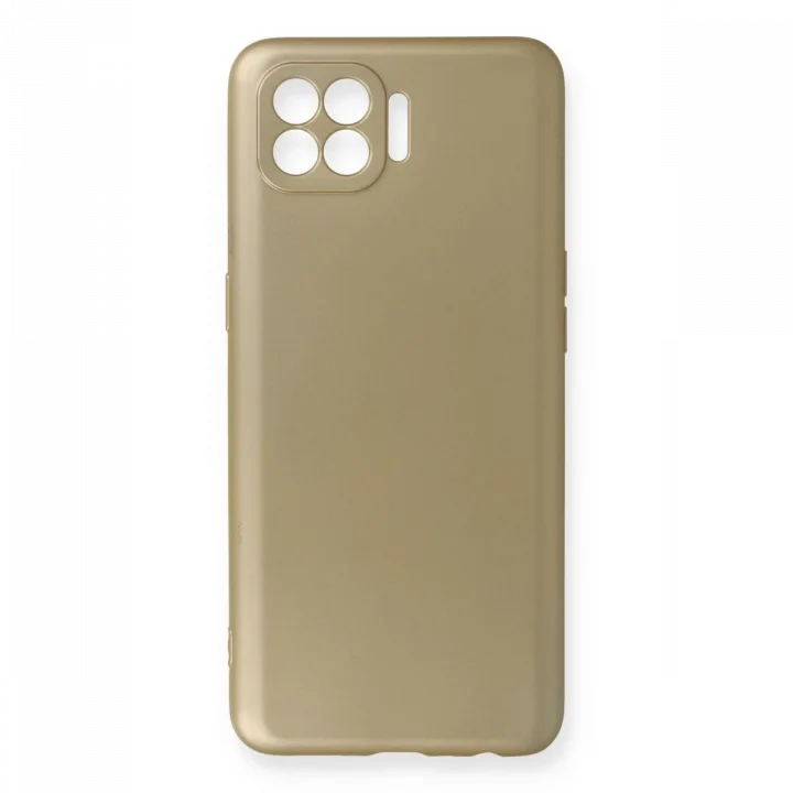 Mey İthalat®   Reno 4 Lite Kılıf First Silikon - Gold