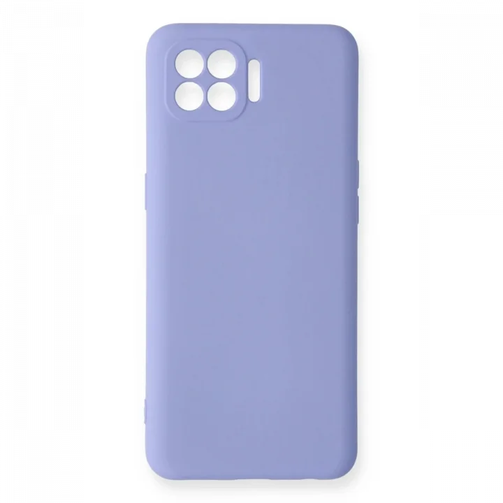 Mey İthalat®   Reno 4 Lite Kılıf Nano içi Kadife Silikon - Lila