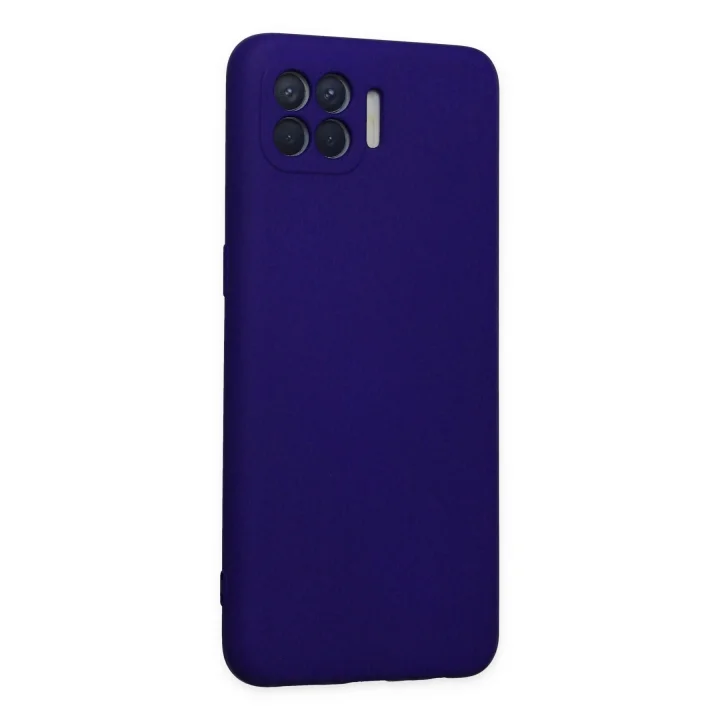 Mey İthalat®   Reno 4 Lite Kılıf Nano içi Kadife Silikon - Mor