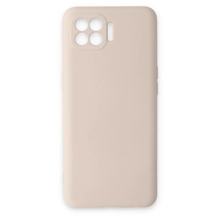 Mey İthalat®   Reno 4 Lite Kılıf Nano içi Kadife Silikon - Pudra