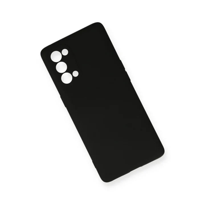 Mey İthalat®   Reno 5 Kılıf Nano içi Kadife Silikon - Siyah