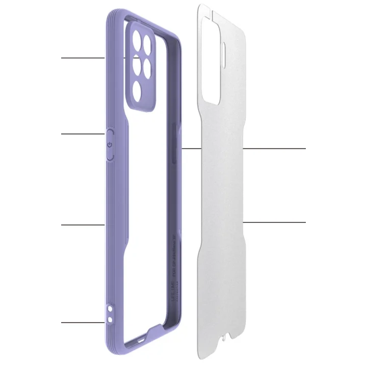 Mey İthalat®   Reno 5 Lite Kılıf Platin Silikon - Sarı