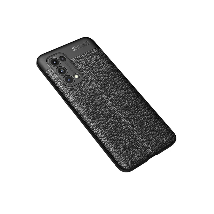 Mey İthalat®   Reno 5 Pro Kılıf Auto Focus Kapak - Siyah