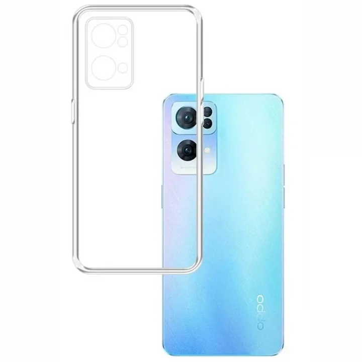 Mey İthalat®   Reno 7 Lite Kılıf Lüx Şeffaf Silikon