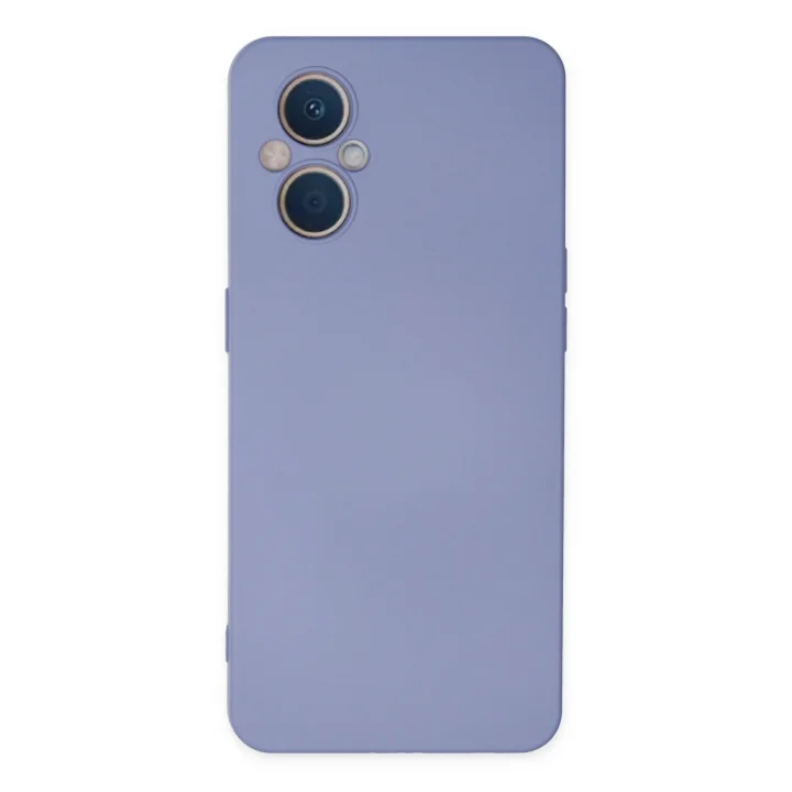 Mey İthalat®   Reno 7 Lite Kılıf Nano içi Kadife Silikon - Lila