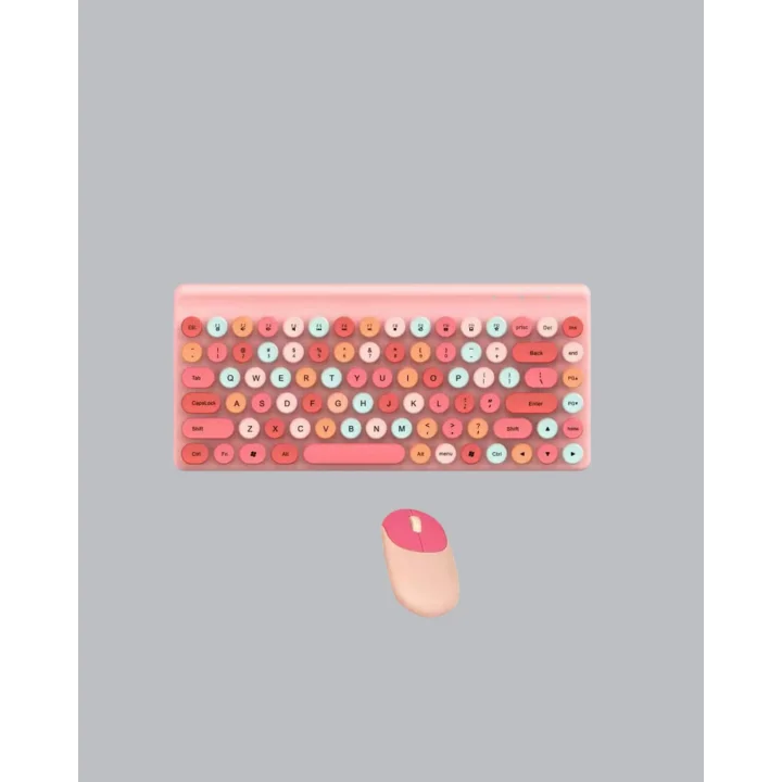 Mey İthalat® Retro Tarz Bluetooth 5.1 Klavye – Win/OSX/Android/iOS Uyumlu