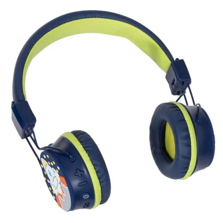 Mey İthalat® Roket Desenli Bluetooth Kulak Üstü Kablosuz Kulaklık